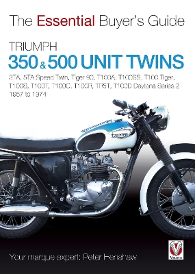Triumph 350 & 500 Twins: 3ta, 5ta Speed Twin, Tiger 90, T100a, T100ss, T100 Tiger, T100s, T100t,  T100c, T100r, Tr5t, T100d Daytona Series 2