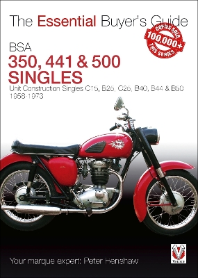 Bsa 350, 441 & 500 Singles: Unit Construction Singles C15, B25, C25, B40, B44 & B50 1958-1973