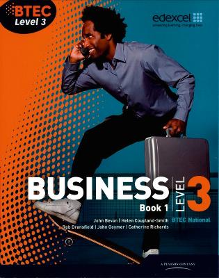 BTEC Level 3 National Business Student Book 1 3rd edition