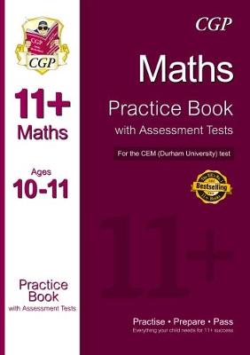 11plus Maths Practice Book with Assessment Tests (Ages 10-11) for the CEM Test