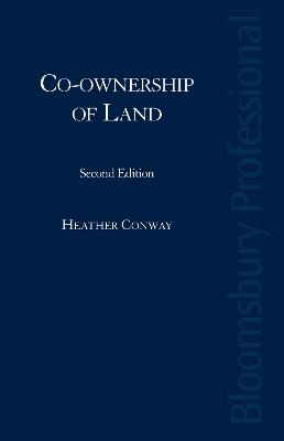 Co-ownership of Land: Partition Actions and Remedies 2nd edition