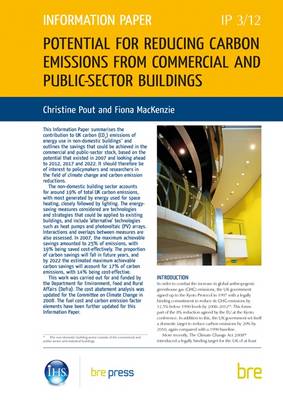 Potential for Reducing Carbon Emissions from Commercial and Public-sector  Buildings