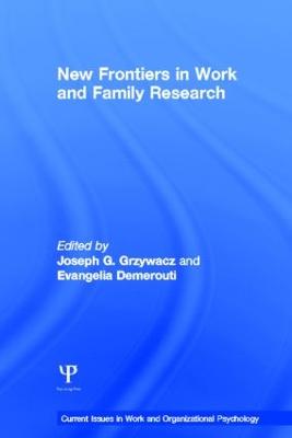 New Frontiers in Work and Family Research