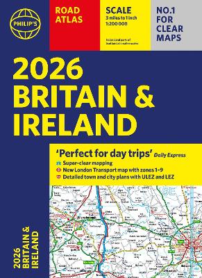 2026 Philips Road Atlas Britain & Ireland: (A4 Paperback)
