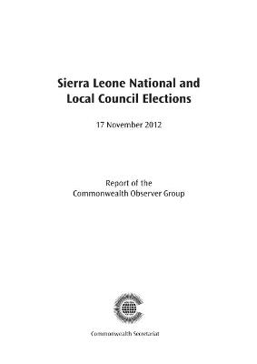 Sierra Leone National and Local Council Elections, 17 November 2012