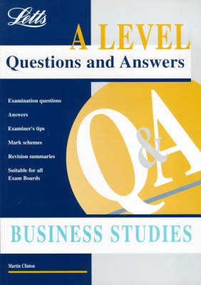 A-level Questions and Answers Business Studies