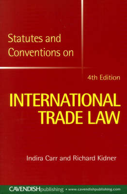 Statutes and conventions on international trade law