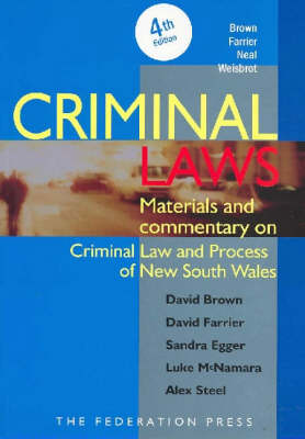 4 Davids - Criminal Laws 4th New edition