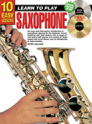 10 Easy Lessons - Learn To Play Saxophone With Poster