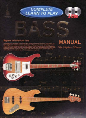 Progressive Complete Learn To Play Bass Manual With Poster