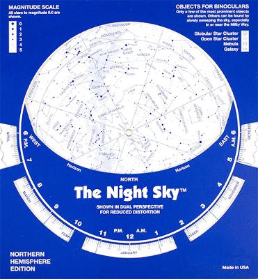 Cardboard Night Sky Planisphere - Northern Hemisphere