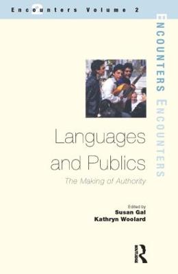 Languages and Publics: The Making of Authority