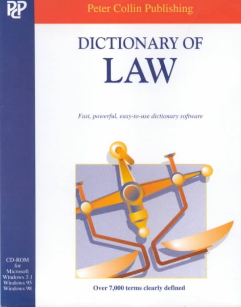 Dictionary of Law [ CD-ROM], CD-Rom
