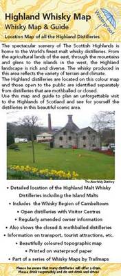 Highland Whisky Map: Map Guide to the Highland Malt Whisky Distilleries