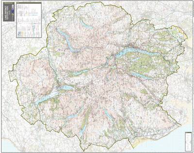 Lake District National Park: National Park Planning Map
