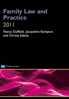 Family Law and Practice 2012 Revised edition