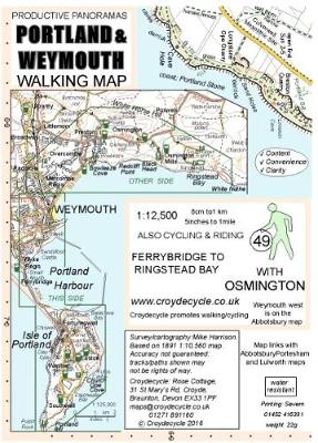 Portland & Weymouth Walking Map: Ferrybridge to Ringstead Bay 2nd edition