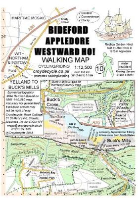 Bideford Appledore Westward Ho! Walking Map: Yelland to Bucks Mills