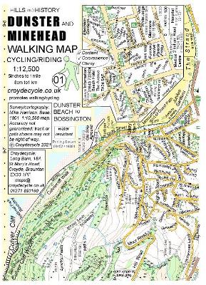 Dunster and Minehead Walking Map: Dunster Beach to Bossington