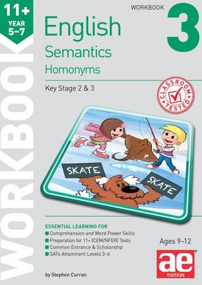 11plus Semantics Workbook 3 - Homonyms