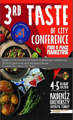 Taste of City Food and Place Marketing Conference 2018 Programme and  Abstracts Book