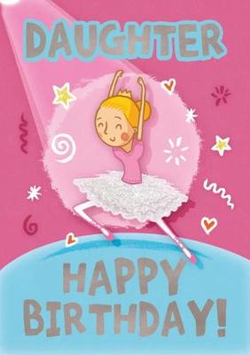 Ballet (Daughter) - Happy Birthday Card-Book: 6 Card-Book Pack Illustrated edition