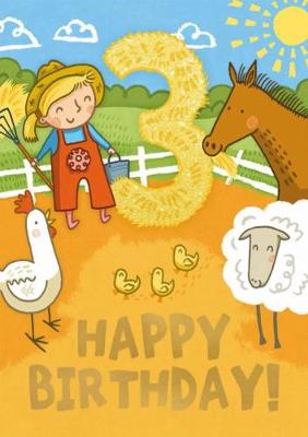 Farm (Age 3) - Happy Birthday Card-Book: 6 Card-Book Pack Illustrated edition