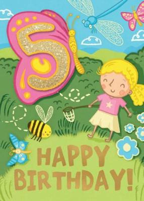 Insects (Age 5) - Happy Birthday Card-Book: 6 Card-Book Pack Illustrated edition