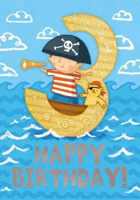 Pirates (Age 3) - Happy Birthday Card-Book: 6 Card-Book Pack Illustrated edition