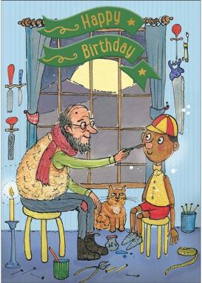 Pinocchio - Happy Birthday Card-Book: 6 Card-Book Pack Illustrated edition