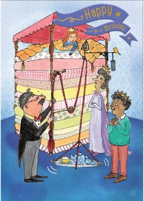 Princess and the Pea - Happy Birthday Card-Book: 6 Card-Book Pack Illustrated edition