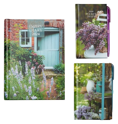 Dairy Diary Set 2024: This great-value set, featuring Britains most-loved diary, is perfect for  all your planning needs. Including the beautiful A5 week-to-view Dairy Diary with 52 delicious weekly recipes, plus Pocket Diary with pen and Notebook with pen. 2024