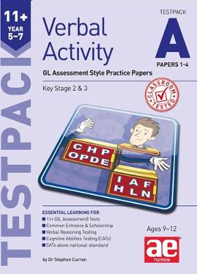 11plus Verbal Activity Year 5-7 Testpack A Papers 1-4: GL Assessment Style Practice Papers