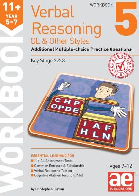 11plus Verbal Reasoning Year 5-7 GL & Other Styles Workbook 5: Additional Multiple-choice Practice Questions