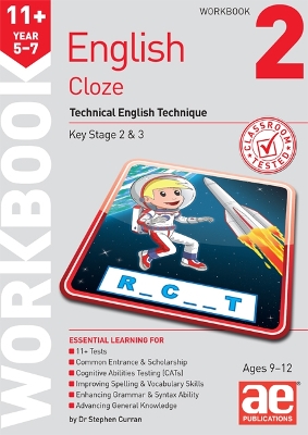 11plus English Year 5-7 Cloze Workbook 2: Technical English Technique