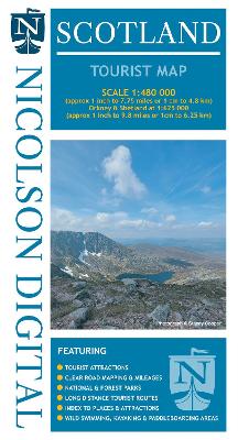 Nicolson Scotland Tourist Map New Edition