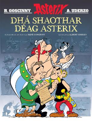 Dhá Shaothar Déag Asterix ( Leabhair Mhaisithe Asterix / Asterix Illustrated  Albums in Irish) 2024