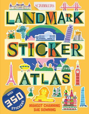 Scribblers Landmark Sticker Atlas Illustrated edition