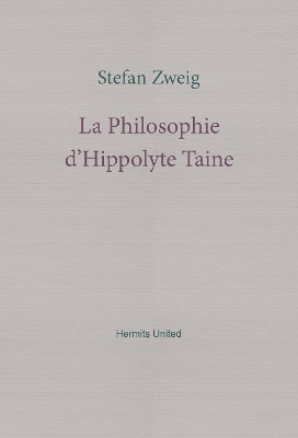 La Philosophie d'Hippolyte Taine