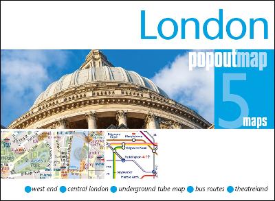 London PopOut Map: Pocket-size, pop up city map of London