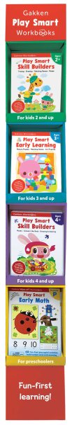 Gakken Play Smart Workbook 21-Copy Mixed Floor Display