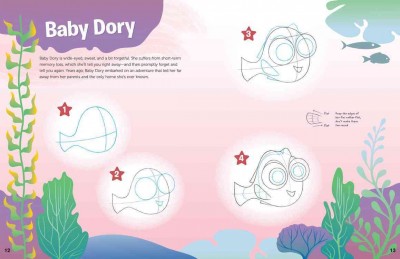 Learn to Draw Disneypixar Finding Dory: Including Dory, Nemo, Marlin, and All Your Favorite Characters!