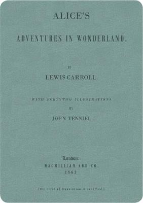 Alice's Adventures in Wonderland: Soft Blue Lined Journal