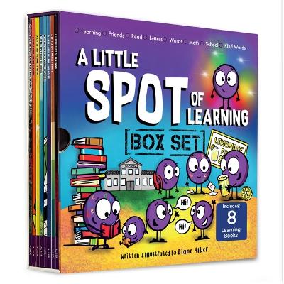 Little Spot of Learning 8 Book Box Set (Books 33-40: Kind Words, Friendship,  Learning with Emotions, Goes to School, Letters, Words, Reading, Math)