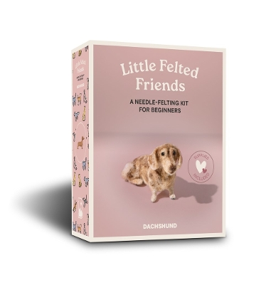 Little Felted Friends: Dachshund: Dog Needle-Felting Beginner Kits with Needles, Wool, Supplies, and  Instructions