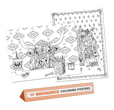 Whataburger Coloring Posters: Fun Food-Themed Jumbo Coloring for Kids and Adults