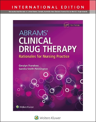 Abrams' Clinical Drug Therapy Twelfth, International Edition
