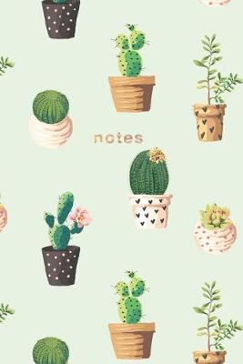 Notes: Cactus Notebook College-Ruled: 175-page Designer Cactus Notebook