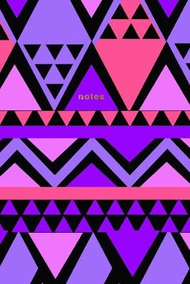 Notes: Abstract Purple Notebook Wide-Ruled 175-Page