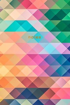 Notes: Colorful Geometric Pattern Notebook: 175-Page Triangle Design Notebook